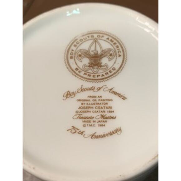 Boy Scouts of America 75th Anniversary Vintage Mug 1910-1985 - Picture 3 of 6